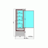 Chambre froide murale jamie 2 portes 1.5 l1510 7350.0055 COMBISTEEL_1