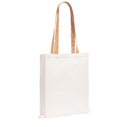 Tote-bag publicitaire - coton 100% - anses longues en liège naturel - 180 g/m²_1