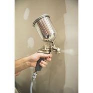 150132 - Pistolet de projection pour apprêts - Mecafer - 3,5 bar - 2 positions jet rond ou plat - Buse 2,5 mm - Godet 1L_1