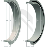 Bride conique à souder basée sur la norme DIN 3016_1