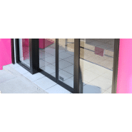 Porte automatique coulissante 2 vantaux - circulation fluide - dimensions diverses_1