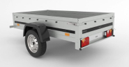 Remorque bagagère non freinée - 2,01 X 1,06M - MARTZ BASIC 200_1