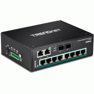 TRENDnet TI-PG102 Switch Rail DIN PoE+ Gigabit industriel à 10 ports_1
