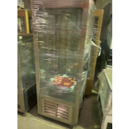 Armoire réfrigérante positive 4 faces vitrées - plateaux tournants ou grilles fixes - Occasion très bon état_1