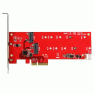 Carte contrôleur PCI Express pour 2 SSD M.2 SATA_1