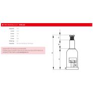 HCB-10Z - Cric bouteille Sam Outillage 10T - Soupape de sécurité et limiteur hydraulique_1