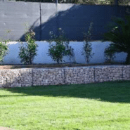 Pierre à gabion - marbre rose 90/150 - pierres décoratives durables pour jardin et gabions_1