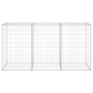 Vidaxl mur en gabion avec couvercles acier galvanisé 200x60x100 cm 147815_1