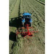 Andaineur double toupie avec 12 bras par toupie