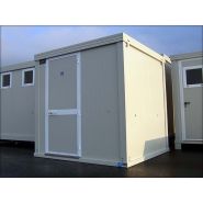 Module sanitaire transportable équipé d'un WC à l'anglaise et lave-mains