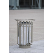 Corbeille publique Luxembourg ajourée 65L - JAN-0043 - Husson international - robuste et ergonomique_1