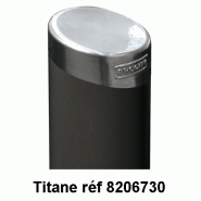 Potelet fixe ellipse - diamètre 90mm - acier peint sur zinc - pommeau aluminium moulé - 10 finitions disponibles_1