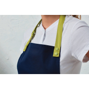 Tablier sans lanières Swap & Pop - PR190 - Polyester recyclé et coton - Poche centrale 30x21 cm - Marque Premier_1