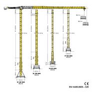 240 EC-B 10 Fibre Flat-Top - Grue à tour Liebherr - Hauteur max. sous crochet 71,10 m - Portée max. 68,00 m - Charge max. 10 000 kg_1