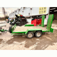 BOUVERET r23200 remorque porte engin 2 essieux 3,2t_1