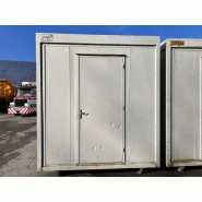 Cabane de chantier Cuisine - modèle 2006 - équipée avec frigo neuf, gazinière, évier et placard de rangement_1