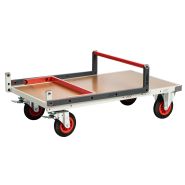 Chariot monté dossier repliable 400 kg - roues CC - FIMM_1