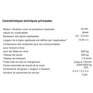 Kontur 650 ХПЭ - Machine de marquage routier - Stim - 2200/3500 kg avec chargement - marquage épais à deux composants_1