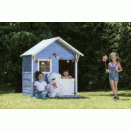 Maisonnette avec terrasse Jane - bois - 2,15 m² - porte et fenêtre_1