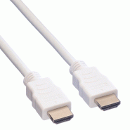 VALUE Câble HDMI High Speed avec Ethernet, blanc, 3 m_1