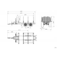 Remorque forestière 17 tonnes avec design robuste et performant