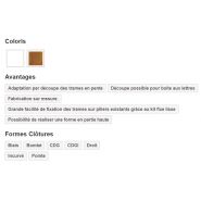 Clôture PVC CL A 03 A / TYPE A 06 A - CG PRO - traverses ALU gainées - embout rond - barreaudage 60x24 mm_1
