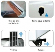 Appareil de refroidissement performant avec débit d'air de 12 000 m³/h