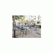 Parasol chauffant de terrasse en métal - Gamme PACIFIQUE - Gris - Fonctionne au gaz - H223 x L81 cm_1