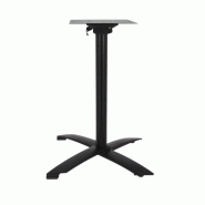 Pied de table rabattable aluminium Ugine -_1