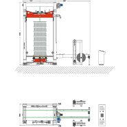 Pr90 - machines pour cerclages de palettes - messersì packaging - compression: jusqu’a 2500 kg_1