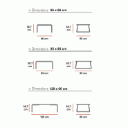 Table basse design - Mobel linea - Alu, Chêne grisé, 95 x 95 cm_1