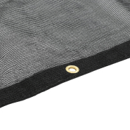 Vidaxl filet de conteneur pehd 3x6 m noir 144998_1