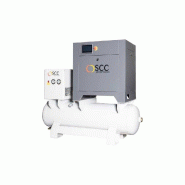 Compresseur à vis 500 litres - 10 bars 10cv - 400v avec sécheur_1