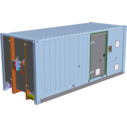 Conteneur militaire ampliroll CSC autonome - apte au transport maritime et aérotransport_1