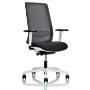 Fauteuil ADJUST - Structure Blanche avec Accoudoirs 3D, Renfort Lombaire Réglable et Mécanisme Synchrone Premium - Référence 6420 FR122_1