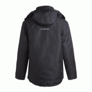 Parka imperméable matelassée et respirante - Taille M, 94-96 cm - Capuche amovible et coutures étanches_1