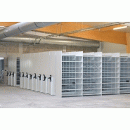 Rayonnage d'archivage mobile - tôlé - stockage optimisé et sécurisé_1