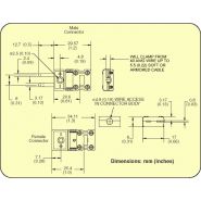 Connecteur thermocouple SMPW-CC Series - Omega - 2 broches plates avec serre-câble intégré_1