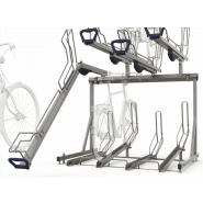 Arceau à vélos double étage, pour maximiser le stockage dans vos abris vélos - DUO_1