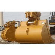 Godet d'excavation à usage normal avec lame de nivellement - caterpillar finance france - 1 184 mm (47 in) - capacité 0.8 m³_1