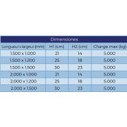 Niveleur de quai mécanique - Alapont - charge max 5000 kg - passerelles manuelles en acier antidérapant_1