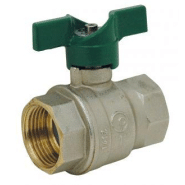 Vanne f/f poignée verte nf 15/21 - 301207_1