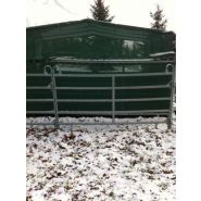 Barrière agricole galvanisée - Hauteur 1m40 - 5 traverses - GE 360/140/5 - 3,6m x 1,4m_1