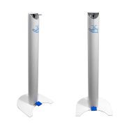 Curtis - borne avec pédale mécanique - réservoir inox intégré 4,75L - 97,1 cm - Elecom_1