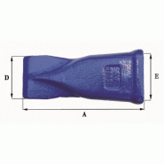 Dents de godet adaptables Feurst AF 3352 L - Poids 7,25 kg - Dimensions précises_1