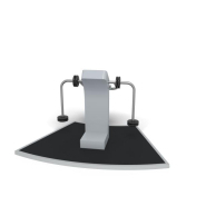 Équipement de fitness extérieur - Biceps curl - 8065145 - Sportpoint - Hags - Vert - À fixer sur dalle ou plot béton_1