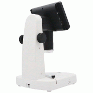 Microscope vidéo LCD avec polarisateur - Grossissement x10 à x300 - Écran 5 pouces IPS - Référence : MCX300_1