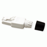 ROLINE Connecteur RJ-45 à confectionner Cat.6A (Classe EA), UTP, blanc_1