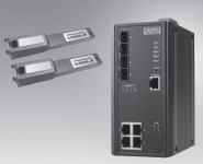 Switch industriel - 8 ports RJ45 Gigabit, 2 ports SFP, 2 ports VDSL2 - Référence : EKI-7712G-2FV-AE_1