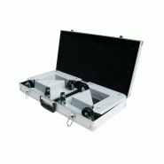 4 coins roulants métal + valise aluminium - 150kg/coin max_1